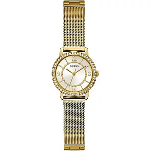 GUESS GW0534L2 Melody Gold Plated Mesh Bracelet Watch