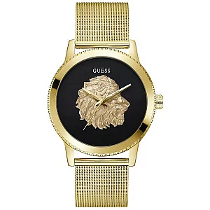 GUESS GW0702G1 Monarch Gold Plated Mesh Bracelet Watch